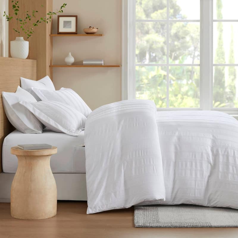 Chelsea Square Logan Woven Striped Duvet Set