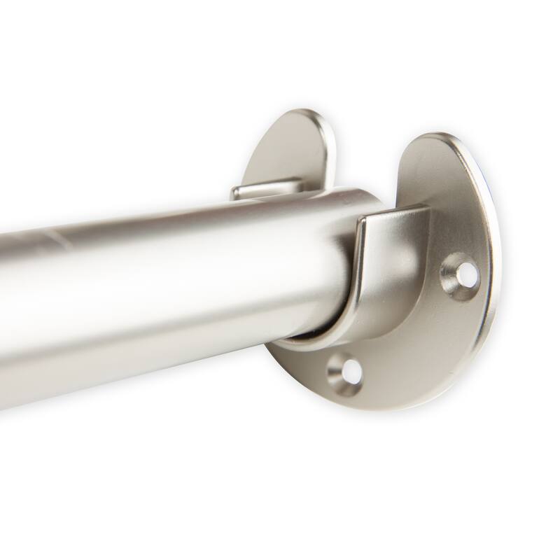 InStyleDesign Heavy Duty Wall Mount 1" Closet Pole Rod Socket