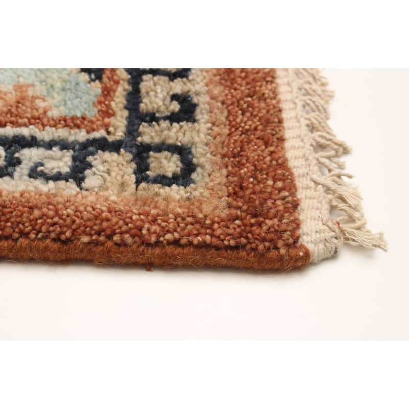 ECARPETGALLERY Hand-knotted Jules Serapi Copper Wool Rug - 5'5 x 8'0