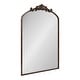 preview thumbnail 79 of 107, Kate and Laurel Arendahl Traditional Baroque Arch Wall Mirror 24x36 - Bronze