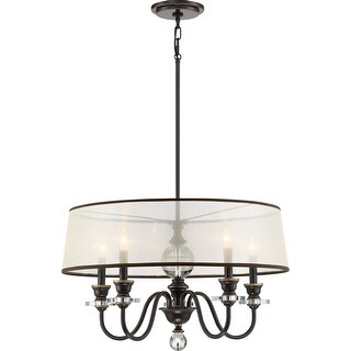 Ceremony 5-Light Chandelier in Palladian Bronze
