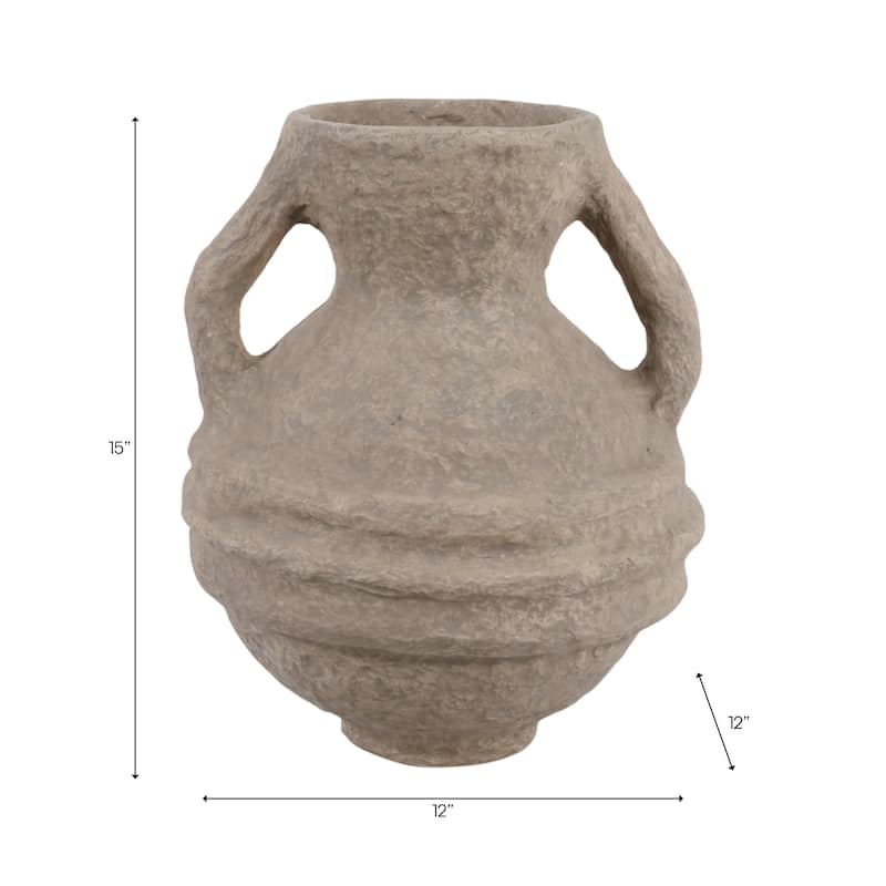 Pottery Modern Decorative Vase Featuring Unique Sculptural Form