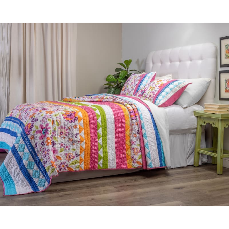 Carly Cotton Sham - Pink