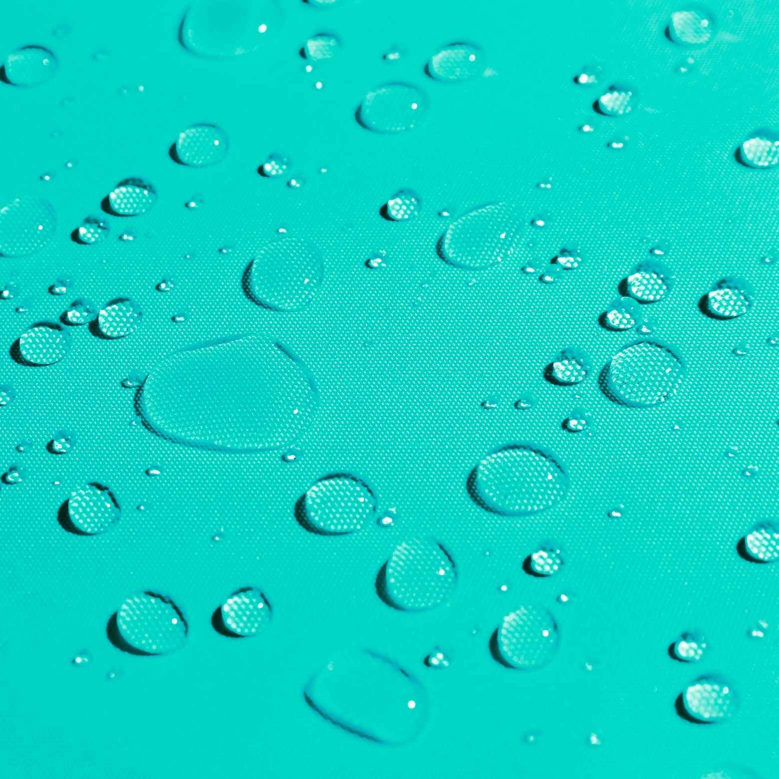 ColourTreeUSA Waterproof Custom Size Turquoise Right Triangle Sun Shade