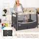 preview thumbnail 13 of 20, Babyjoy 3 in 1 Portable Baby Playard Nursery Center w/ Swing-away