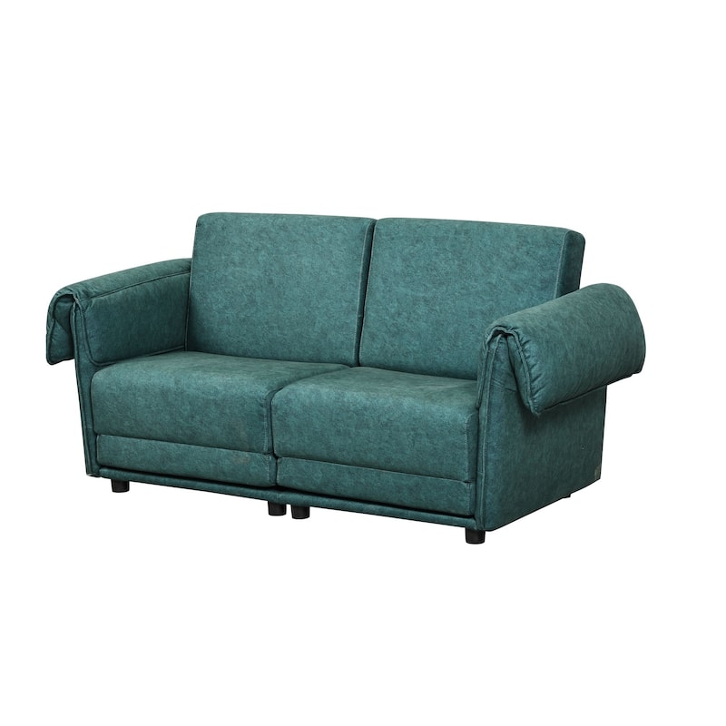 Green 2-Seating Living Room Sofa Set