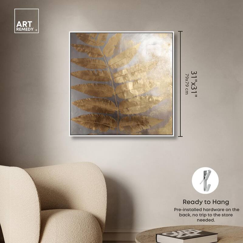 Golden Canopy (II) Canvas by Art Remedy