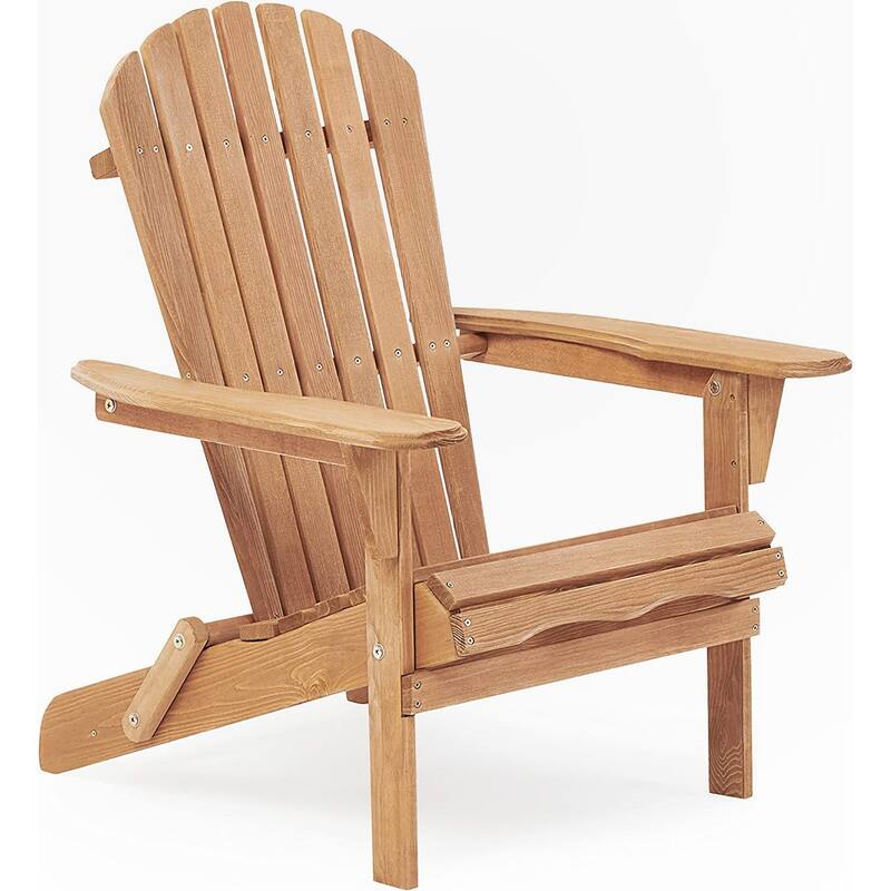 Set of 2 Wooden Outdoor Folding Chair