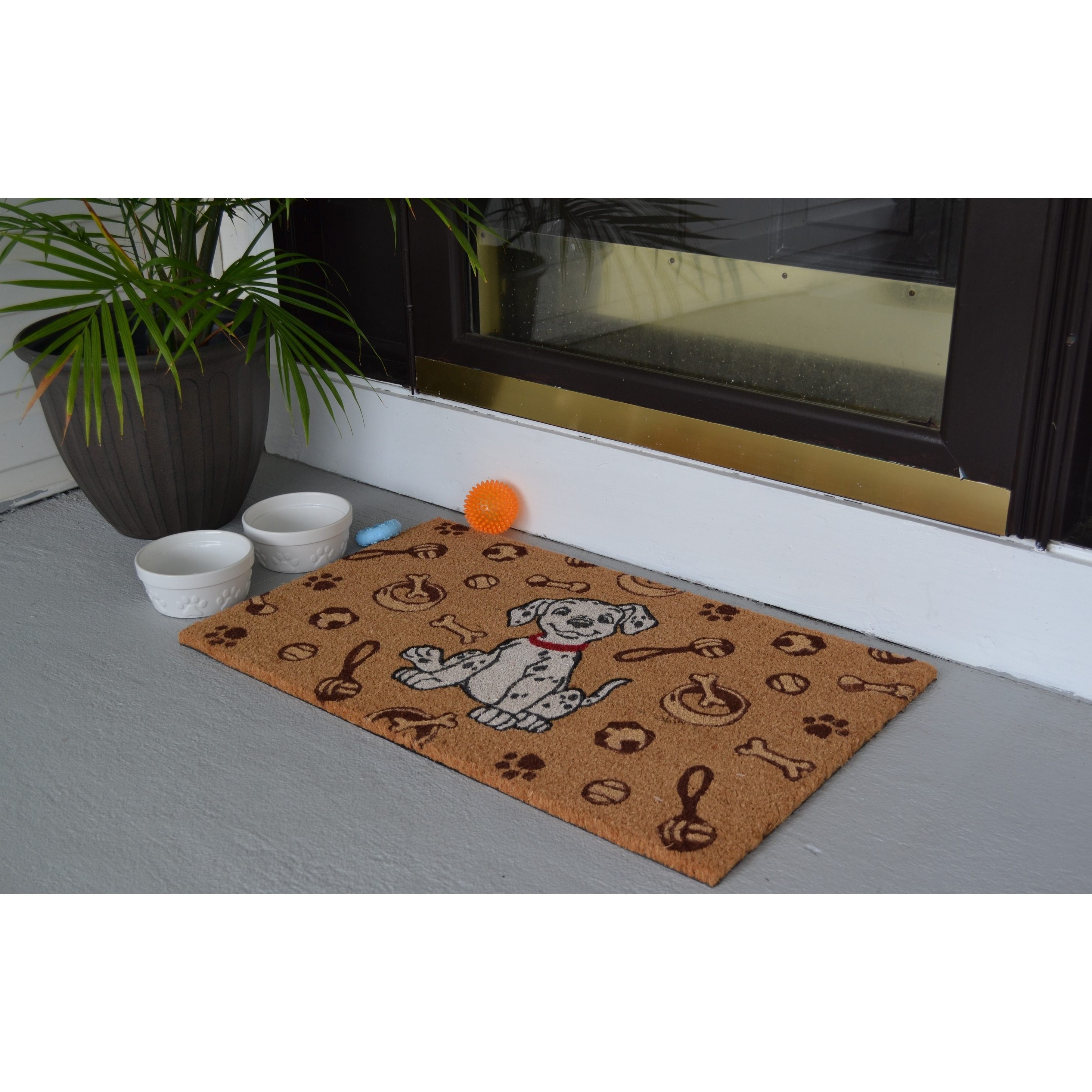 Puppy Outdoor Coir Non Skid Doormat