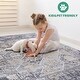 preview thumbnail 6 of 5, LOOM & LUXE Collection 2X8 Multi/Traditional Non-Shedding Area Rug - 96" D x 26" W x 0.28" H