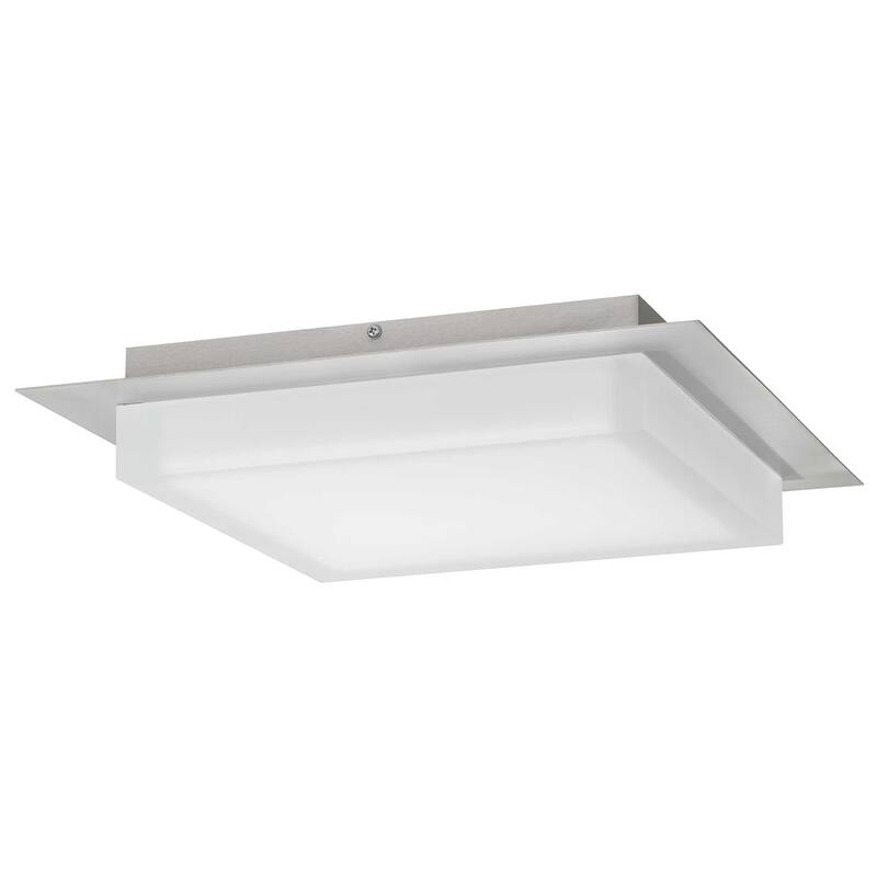 14 inch Black Integrated LED Flush Mount
