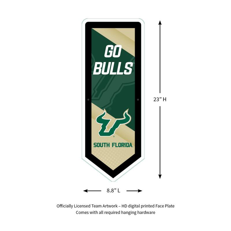 University of South Florida Round 23 in. Plug-in LED Lighted Sign