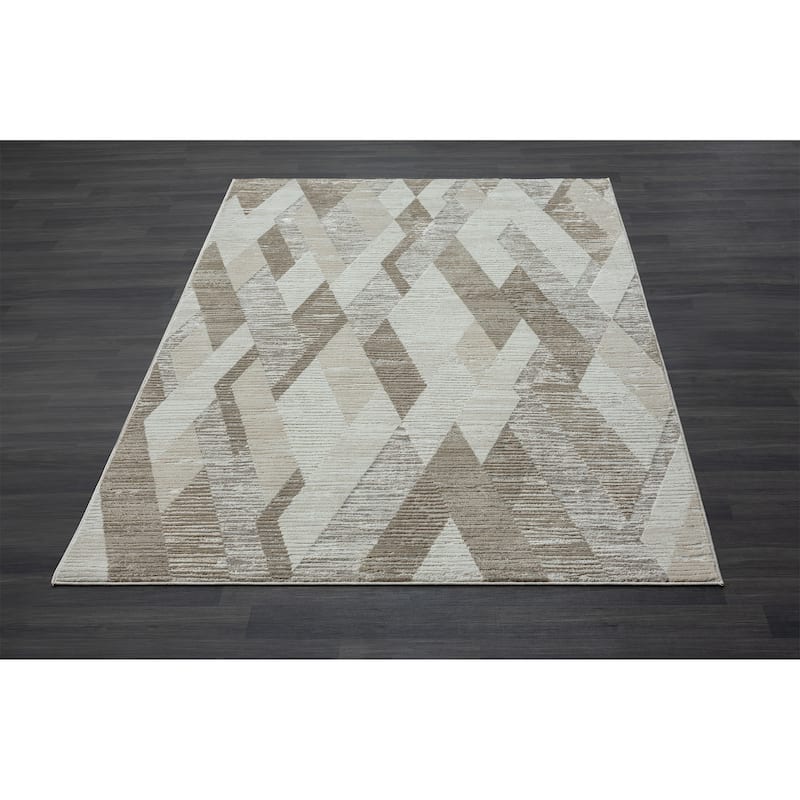 Sonu Geometric Area Rug By HomeRoots - 2' x 3'