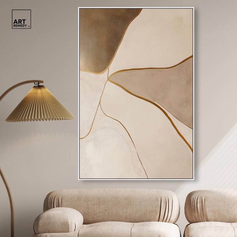 Taupe Terrain II Canvas by Art Remedy