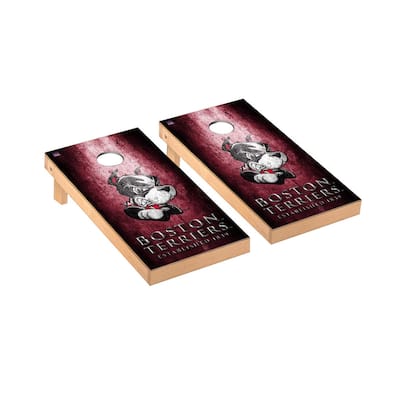 Boston Terriers Museum Cornhole Board Set