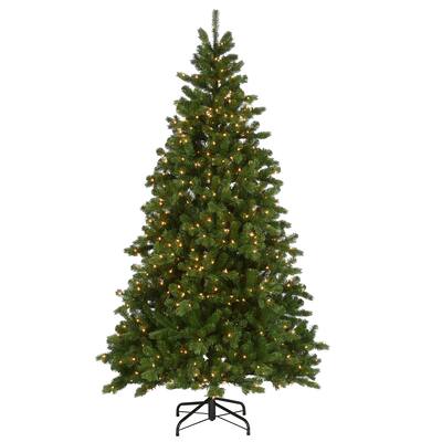 7.5 ft. Victoria Spruce Tree with Clear Lights