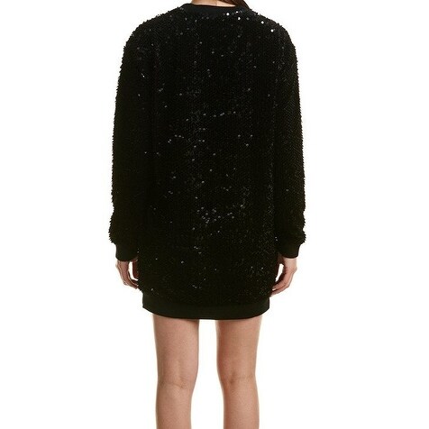 black sparkly tunic dress