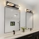 preview thumbnail 5 of 8, Modern Crystal Wall Sconce LED Bathroom Vanity Lighting Up Down Wall Light Black