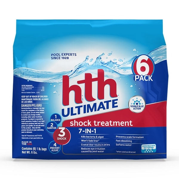Shop HTH Ultimate 7-in-1 Shock, 6-Pack - Overstock - 31910818