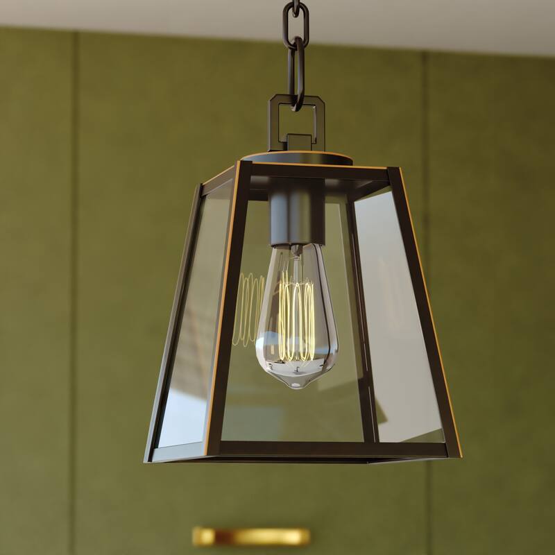 Grant Farmhouse Mini Pendant Ceiling Light Clear Glass