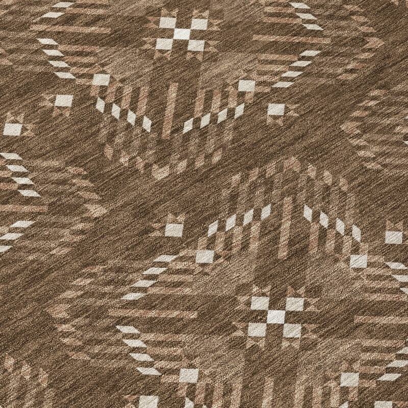 Machine Washable Indoor/ Outdoor Modern Frontenac Chantille Rug