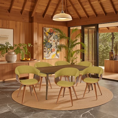 Carson Carrington Vamdrup Mid-Century Dining Chair with Bentwood Legs