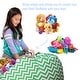 preview thumbnail 153 of 192, Kids' Stuffed Animal Storage Bean Bag Chair Cover or Toy Organizer