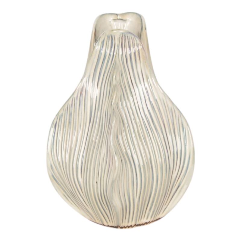 Ceramic Decorative Vase Handcrafted Unique Sculptural Curved Design