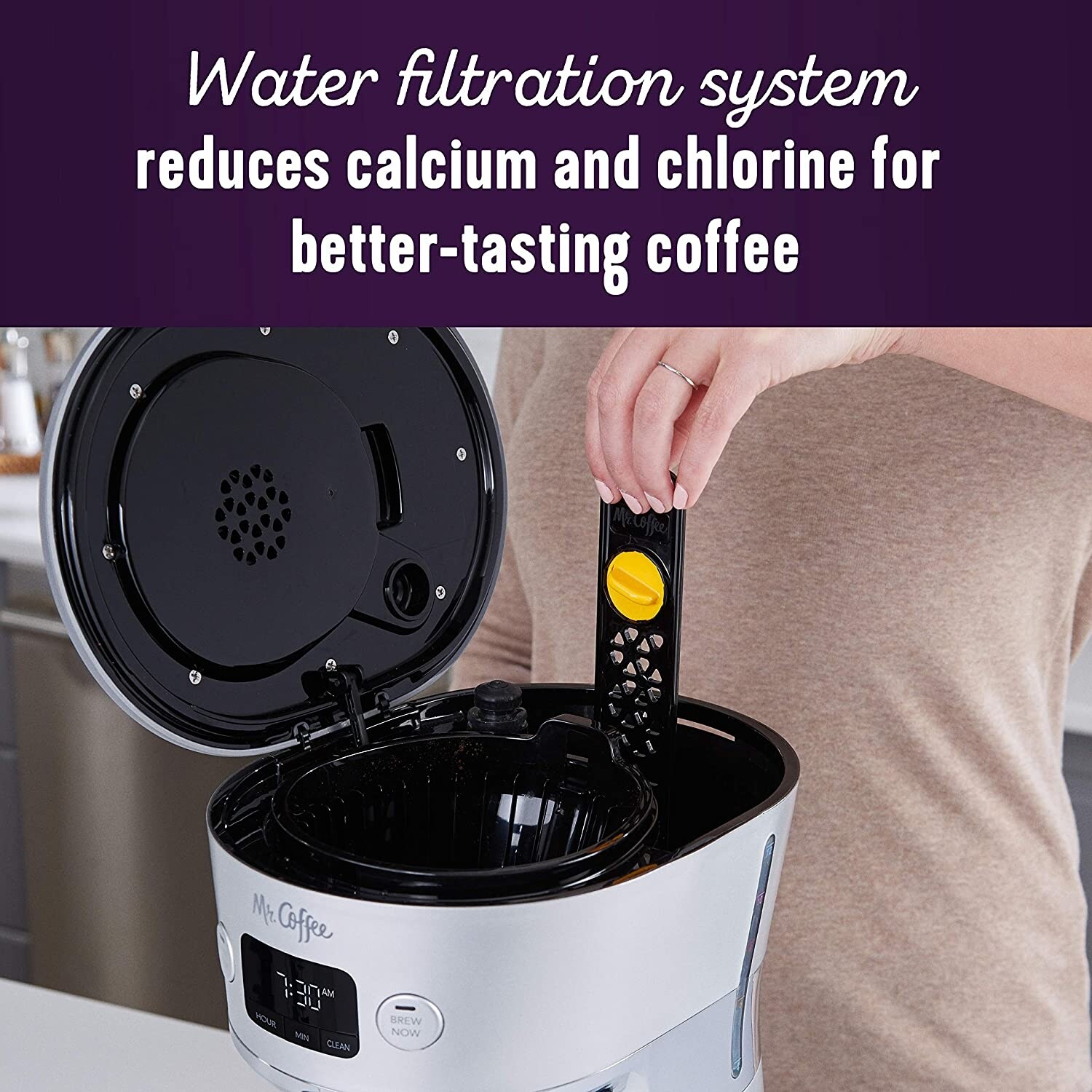 Easy Measure 12 Cup Programmable Maker with Gold Tone Reusable Filter - Bed  Bath & Beyond - 37527257