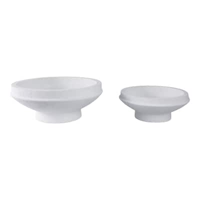 Pottery Planters Elevated Bowl Design Modern Appeal (Set of 2) - 20" x 20" x 8"