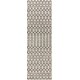 preview thumbnail 19 of 166, JONATHAN Y Trebol Moroccan Geometric Textured Weave Indoor/Outdoor Area Rug 2 X 10 - Light Gray/Black