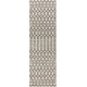 preview thumbnail 118 of 179, JONATHAN Y Trebol Moroccan Geometric Textured Weave Indoor/Outdoor Area Rug 2 X 8 - Light Gray/Black