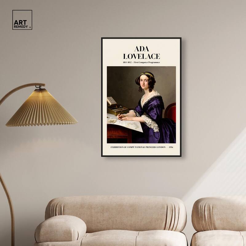 First Programmer Art Canvas by Art Remedy