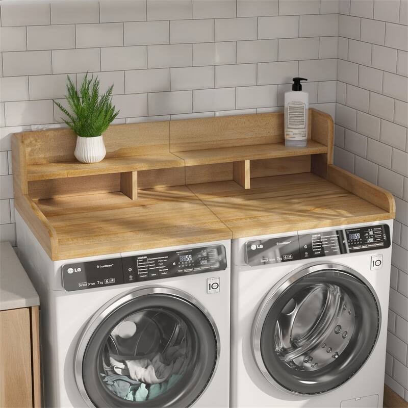 Double Washer Dryer Countertop with Non-slip Pads