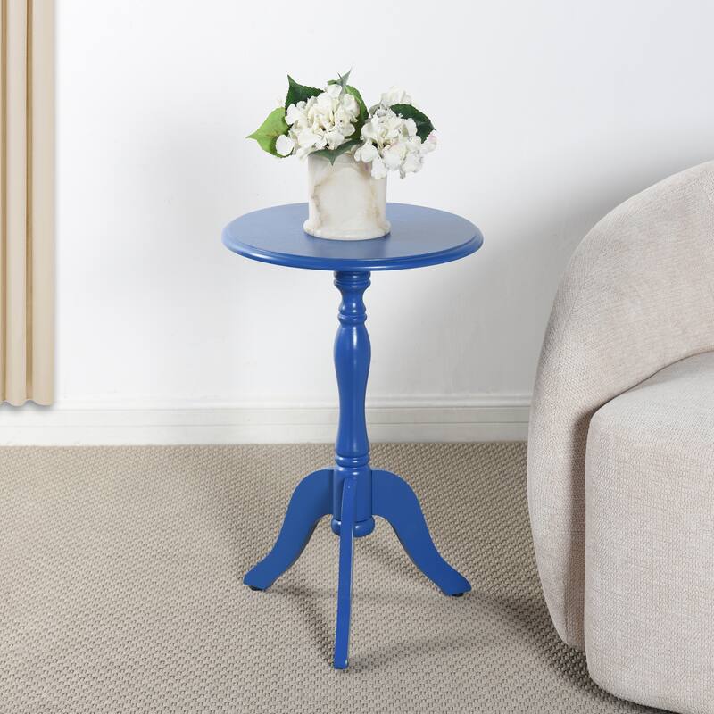 StyleCraft Harbor Breeze Round Pedestal Side Table