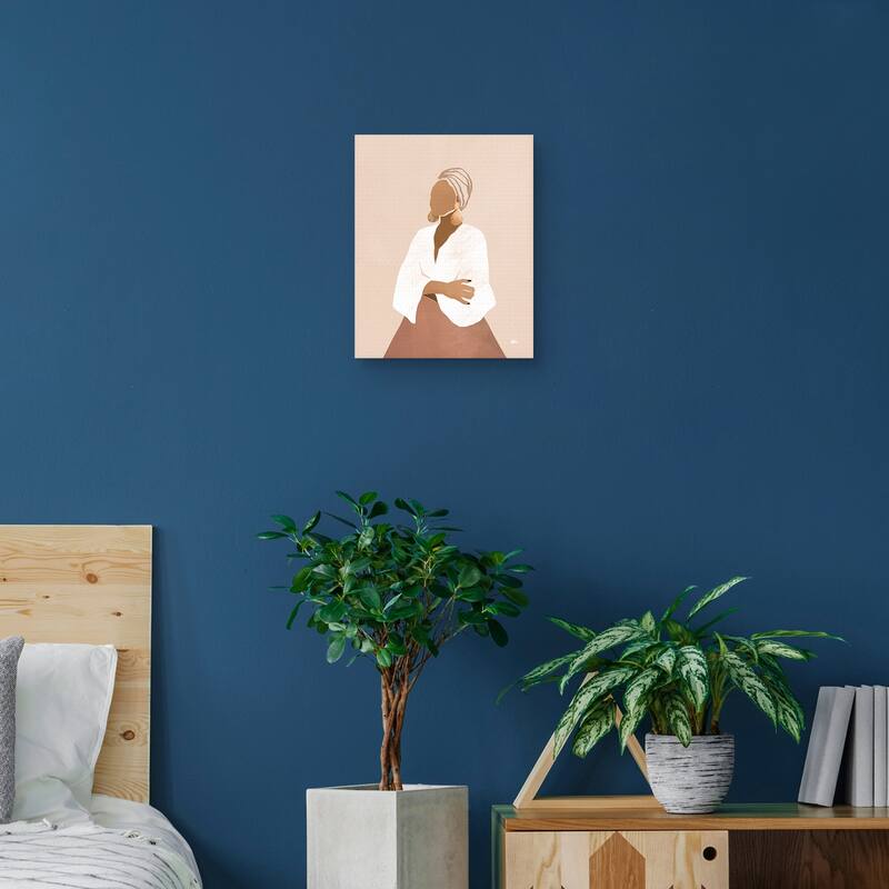 Celia (pink) Canvas Art Print