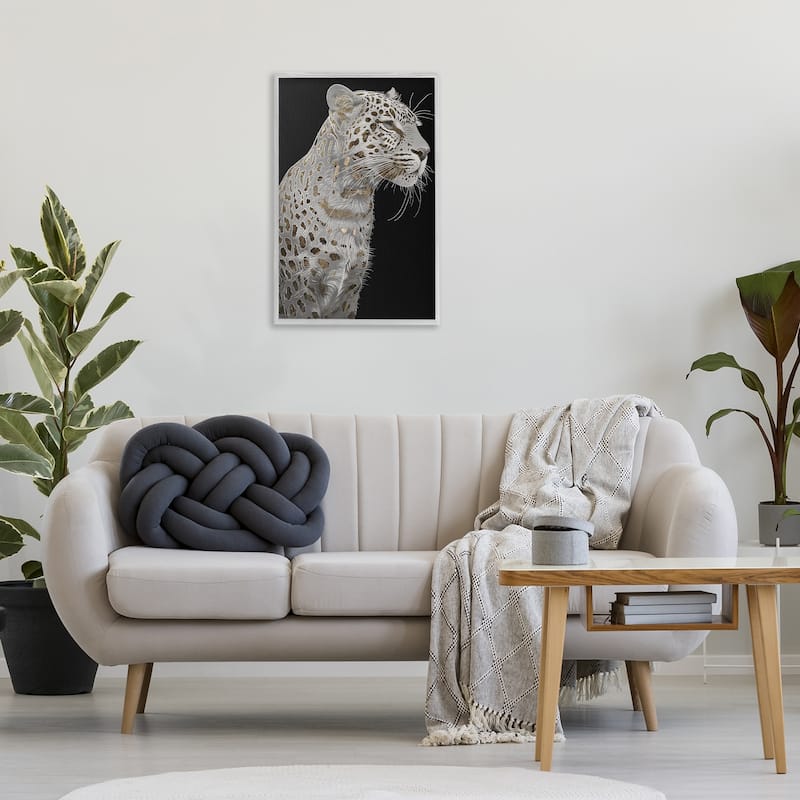 Stupell Elegant Glam Leopard Spots Framed Giclee Art Design By Sasha