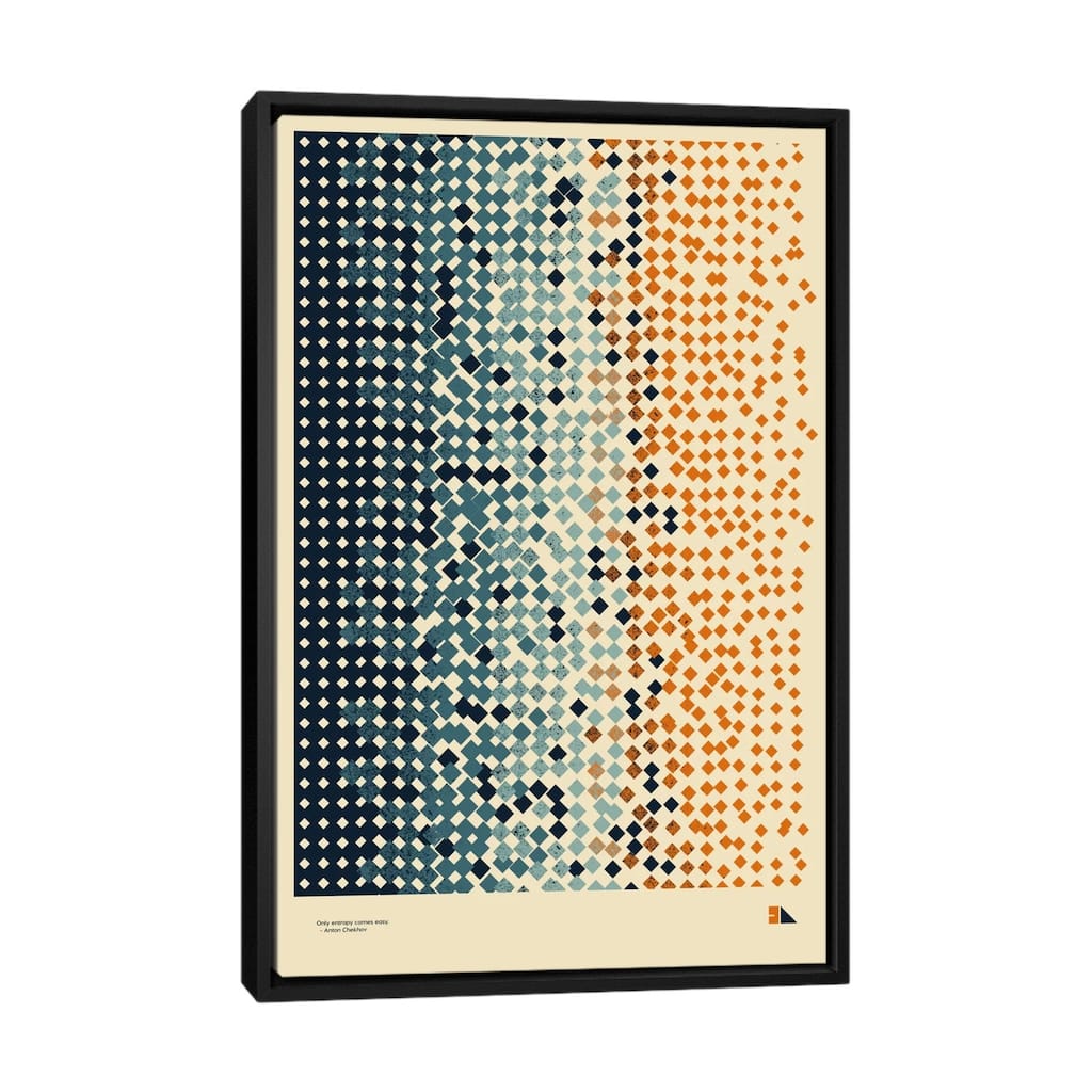 iCanvas "Entropy" by 2046 Design Framed Canvas Print