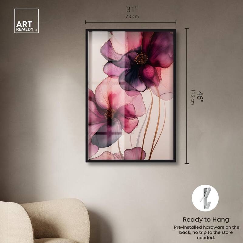 Velvet Verse III Shadowbox by Art Remedy