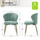 preview thumbnail 76 of 89, Aruna Accent Chair with Metal Legs 20''W X 19.5 ''D X 29''H by HULALA HOME