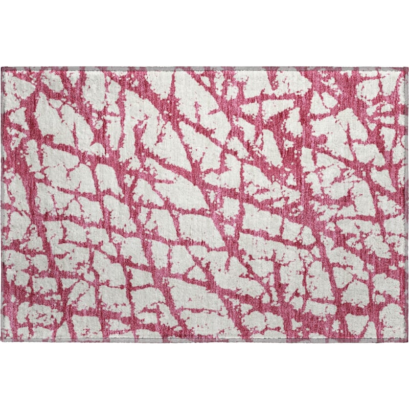 Premium Washable Super Soft Modern Crackle Mayfield Rug