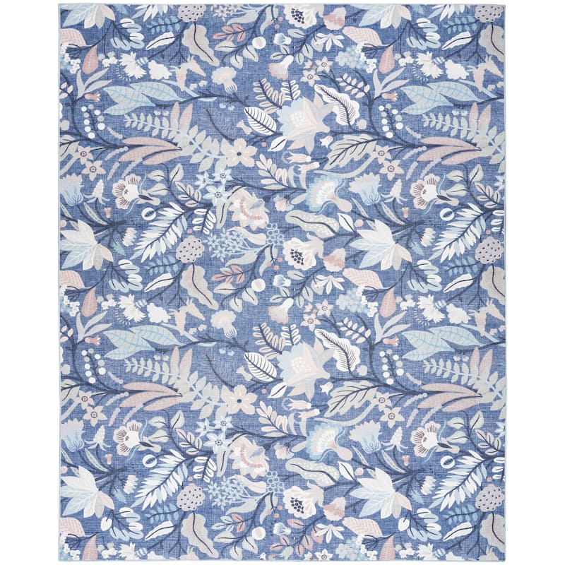 Nourison Washables Indoor Floral Area Rug