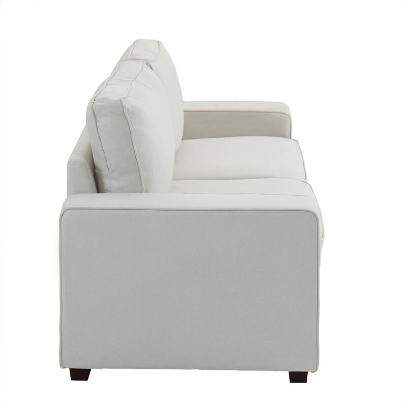 80" Linen 3-Seat Sofa Living Room Loveseat