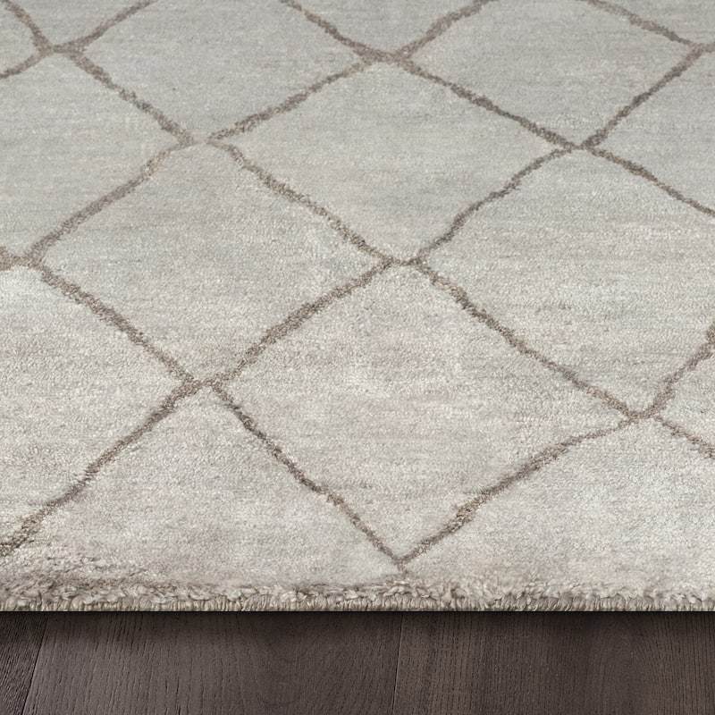 Ben Soleimani Arlequin New Zealand Wool and Viscose Hand-Knotted Rug