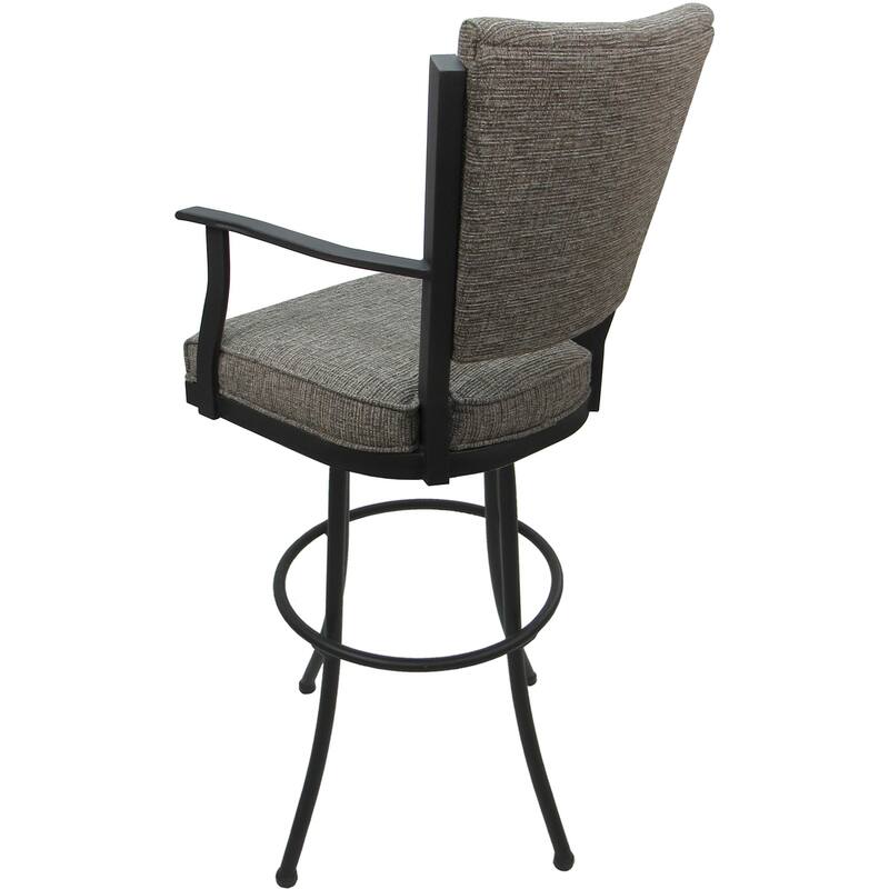 Swivel Extra Tall 34" (35") Metal Bar Stool Montana on Noam Base - 34" Seat