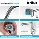 preview thumbnail 8 of 122, Kraus Artec 2-Function Commercial Pulldown Pot Filler Kitchen Faucet