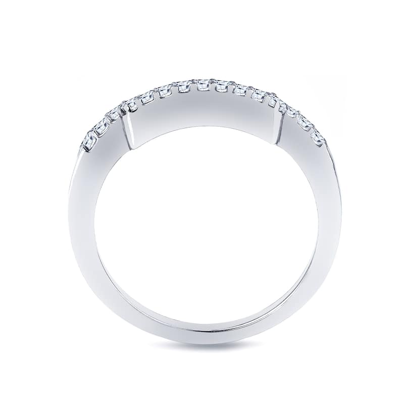Auriya 14k Gold 1/2ctw Diamond Wedding Band
