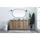 preview thumbnail 2 of 2, Elegant Lighting VF19460D Blake 60" Free Standing Double Basin Vanity