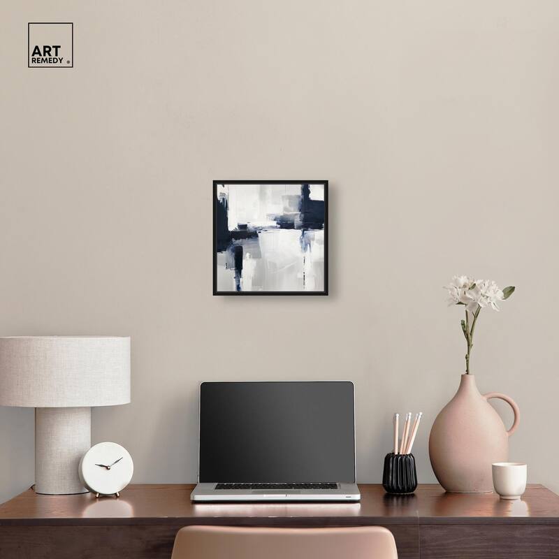 Porcelain Blue on White II Canvas by Art Remedy