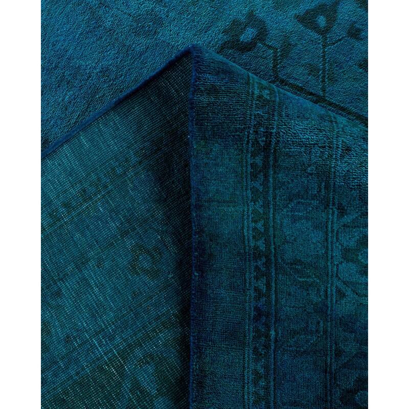 Vibrance One-of-a-Kind Hand-Knotted Area Rug - Blue, 12' 3" x 17' 10" - 12' 3" x 17' 10"